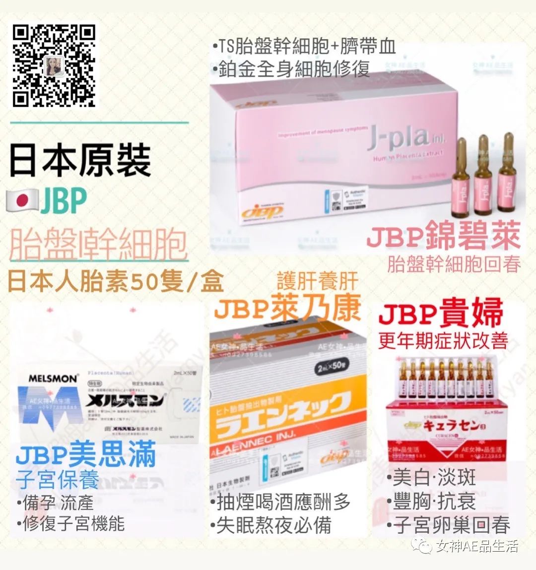 JBP 胎盤素總覽